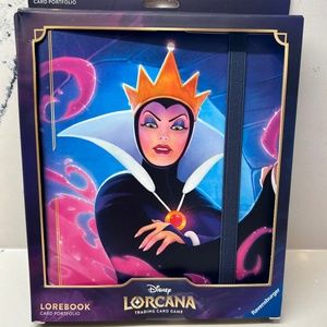 Disney Lorcana - 10Page Portfolio Lorebook - Magnificent Evil Queen (Maleficent)